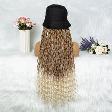Load image into Gallery viewer, 30" Crochet Afro Dreadlocks Bucket Hat Wig | Synthetic Braided Hair | Curly Ends | Black Women