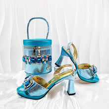 Load image into Gallery viewer, New Matching Women Shoe and Bag Set HF1-1