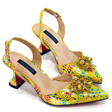 Load image into Gallery viewer, New Ladies Heels And Matching Bag Set EDNBG54