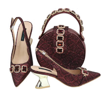 Load image into Gallery viewer, Newest Style Platform Shoes and Matching Bag Set JH654