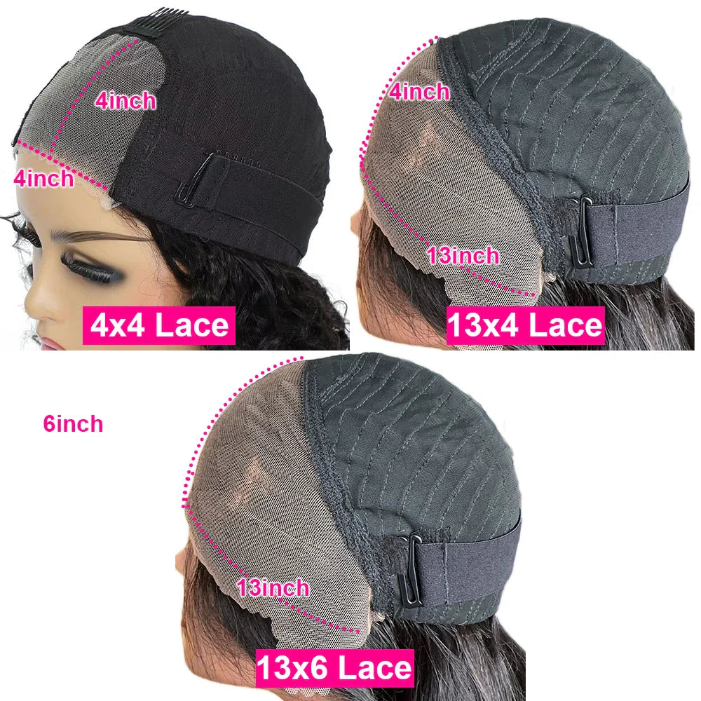 Glueless Wigs Human Hair 30 34Inch Straight 13x4/13x6 HD Lace Frontal Wigs Brazilian Preplucked Lace Front Human Hair Wig HMBP