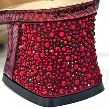 Load image into Gallery viewer, Elegant Women's Peep-Toe Heels and Matching Bag Set EDS41