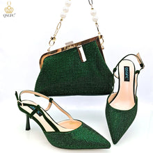 Load image into Gallery viewer, Fashion Shoulder Bag and Strap High Heels Set
