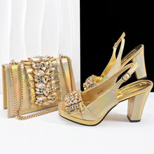 Load image into Gallery viewer, Lastest Italian Shoes with Matching Bag Set HFG1-2