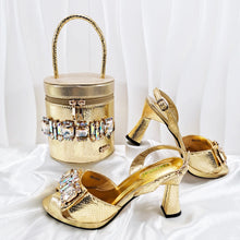 Load image into Gallery viewer, New Matching Women Shoe and Bag Set HF1-1