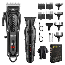 Load image into Gallery viewer, Rechargeable Cordless Electric Hair Clippers &amp; Beard Trimmer Kit for Men – Professional Hair and Body Groomer
