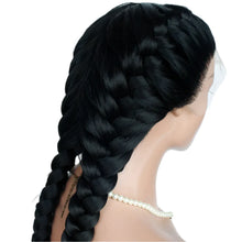 Load image into Gallery viewer, 2 Braid Braided Wig | Senegalese Twists | Lace Front | Long Braids | Synthetic Hair | Black Women