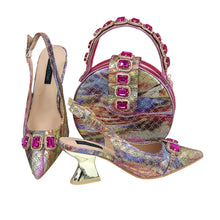 Load image into Gallery viewer, Newest Style Platform Shoes and Matching Bag Set JH654