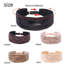 Load image into Gallery viewer, New Invisible Wig Hair Band Plussign Wig Grip Headband For Lace Frontal Wigs 1Pcs/Lot Nude Non-Slip Velvet Wig Band To Hold Wig