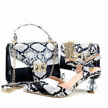 Load image into Gallery viewer, New Ladies Shoes And Bag Matching Set HRT1-37