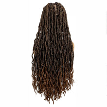 Load image into Gallery viewer, 36" Knotless Box Braided Lace Front Wig | Baby Hair | Synthetic Braids for Black Women