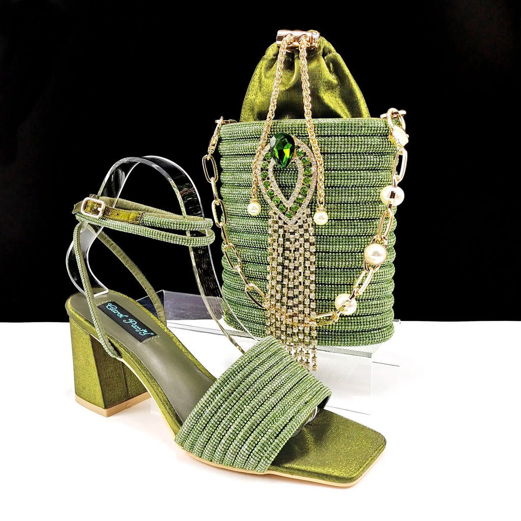 Lastest Ladies Shoes with Matching Bag Set HJJ1-23