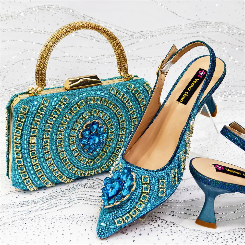 Charming Shoes And Bag Matching Set HVC1-2
