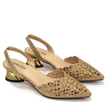 Load image into Gallery viewer, New Low Heel Pointed-Toe Shoes and Bags Set