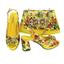 Load image into Gallery viewer, Italian Style Evening Party shoes And Bag Set TYR543