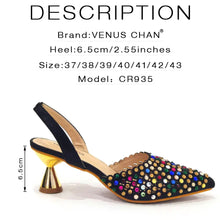 Load image into Gallery viewer, New Diamond Design Shoe and Bag Set