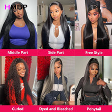 Load image into Gallery viewer, Glueless Wigs Human Hair 30 34Inch Straight 13x4/13x6 HD Lace Frontal Wigs Brazilian Preplucked Lace Front Human Hair Wig HMBP