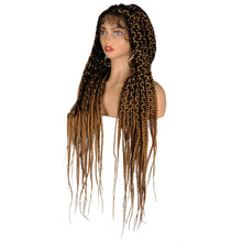 Load image into Gallery viewer, 360 Knotless Box Braids Wig | Super Long | Full Lace | Baby Hair | Synthetic Braids | Black Women