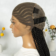 Load image into Gallery viewer, 32" Cornrow Braided Wig | Full Lace Box Braids | Transparent Lace Front Wig for Black Women