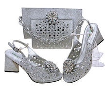 Load image into Gallery viewer, Italian Shoes And Bag Sets For Evening Party HFV-25