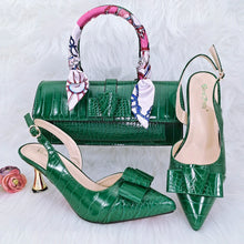 Load image into Gallery viewer, Matching Women Shoe and Bag Set HFG1-16