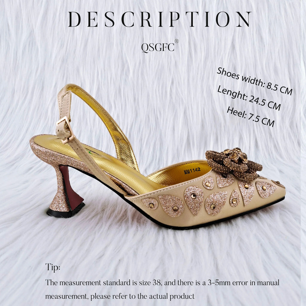Classic Style Hand Bag Matching High Heels GHY65