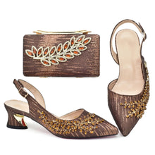 Load image into Gallery viewer, Latest Italian Shoe and Bag Set GBH56
