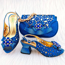 Load image into Gallery viewer, African Wedding Shoes and Bag Set HGY1-46