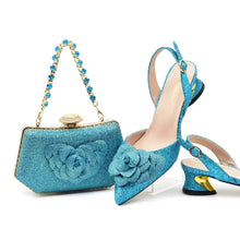 Load image into Gallery viewer, Italian Shoes And Bag Sets For Evening Party HAB1-16