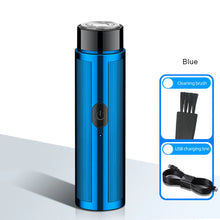 Load image into Gallery viewer, Mini Rechargeable Electric Shaver – Portable Facial &amp; Body Razor for Women &amp; Men, Rotary Detachable Washable Head, LED Display
