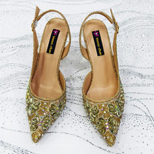 Load image into Gallery viewer, Luxury Handmade Shoes and Clutch Bag Set for Women FGR43