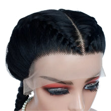Load image into Gallery viewer, 2 Braid Braided Wig | Senegalese Twists | Lace Front | Long Braids | Synthetic Hair | Black Women