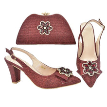 Load image into Gallery viewer, Latest Shoes and Bag Set African Sets NBG45