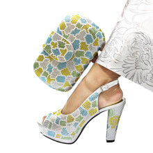 Load image into Gallery viewer, Latest Peep Toe Women's Shoes &amp; Bag Set FGTY67