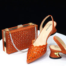 Load image into Gallery viewer, New Low Heel Pointed-Toe Shoes and Bags Set