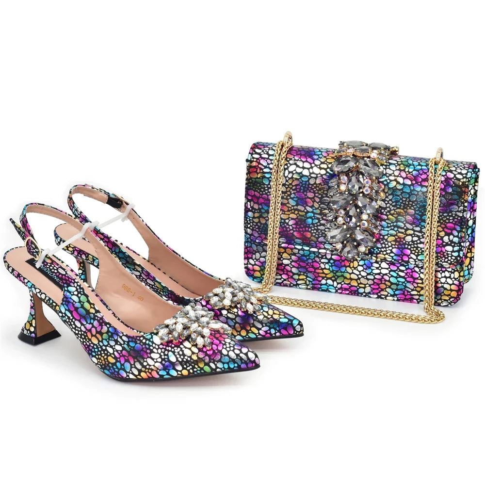 Italian Shoes And Bag Sets EDSHVB1-1
