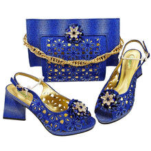 Load image into Gallery viewer, Italian Shoes And Bag Sets For Evening Party HFV-25