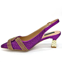Load image into Gallery viewer, Ladies Italian Design Shoes And Bag Set EDS23
