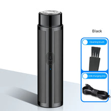 Load image into Gallery viewer, Mini Rechargeable Electric Shaver – Portable Facial &amp; Body Razor for Women &amp; Men, Rotary Detachable Washable Head, LED Display