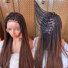 Load image into Gallery viewer, Senegalese Micro Twist Braided Wig | Bob Length | Light Passion Twist | Lace Front Wig | Black Women