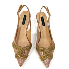 Load image into Gallery viewer, Women's Shoes and Bag Set with Rhinestone ED129