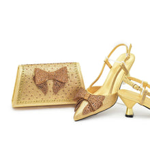 Load image into Gallery viewer, Italian Shoes And Bag Sets For Evening Party EDHFG1-1