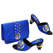 Load image into Gallery viewer, New Italian Shoes with Matching Bags Set EDL89