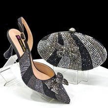 Load image into Gallery viewer, Italian Shoes And Bag Sets For Evening Party Ho1-1