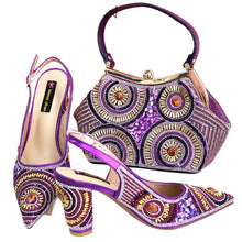 Load image into Gallery viewer, Popularity Italian Women's Pointed Shoes And Bag Set GFD453