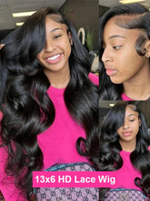 Load image into Gallery viewer, Brazilian Body Wave 13x6 / 360 HD Transparent Lace Front Wig | Pre-Plucked 13x4 Lace Frontal Human Hair Wig for Women