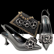 Load image into Gallery viewer, Italian Shoes And Bag Sets For Evening Party ED128