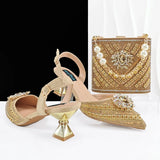 Hot Matching Women Shoe and Bag Set EDHFG1-1