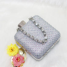 Load image into Gallery viewer, New Silver Versatile Party Ladies Shoes And Bag Set