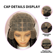 Load image into Gallery viewer, Twisted Braided Wig | Bob Twist Crochet Wig | Full Lace Braided Wig for Black Women | Kanekalon Hair
